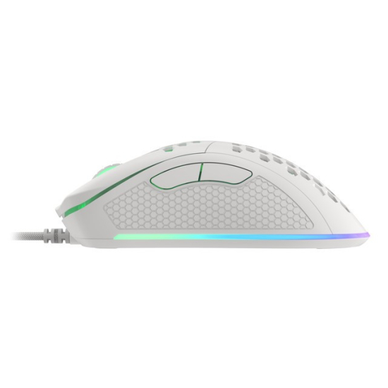Mysz dla graczy Genesis Krypton 555 8000DPI podświetlenie RGB Biała